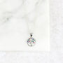 Sterling Silver Tree Of Life Jewelled Zirconia Necklace, thumbnail 3 of 6