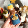 Handmade Felt Nativity Scene 12 Piece Set, thumbnail 2 of 2