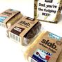 Father's Day Three Fudge Slab Gift Box Vegan, thumbnail 1 of 4