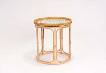 Boho Rattan Coastal Table, 6 of 8