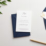 Gold Leaves Wedding Invitation Suite, thumbnail 3 of 8