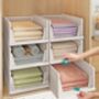 Stackable Closet Storage Foldable Pull Out Baskets, thumbnail 3 of 6