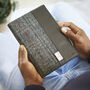 Harris Tweed Personalised Leather Notebook Journal, thumbnail 5 of 12
