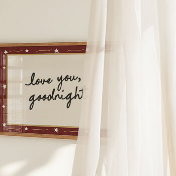 Love You Goodnight Print, 2 of 12