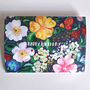Floral Print Happy Birthday Card, thumbnail 3 of 4