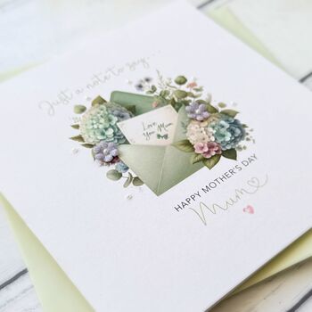 Handmade Mother's Day Card: A Note To Say Design, 2 of 5