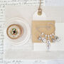 Personalised Sewing Mends The Soul Brooch, thumbnail 2 of 6