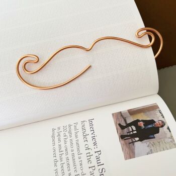 Handmade Moustache Bookmark, 2 of 8