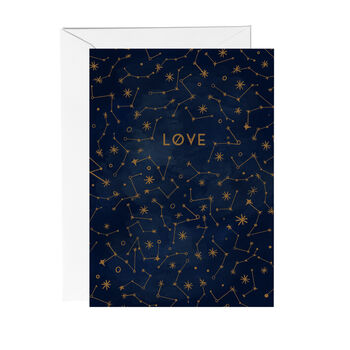 Love Celestial Constellation Greeting Card, 5 of 5