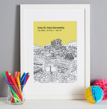 Personalised York Graduation Gift Print, 2 of 11