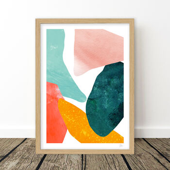 Modern Abstract Shell One Art Print, 7 of 9