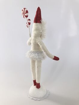 Candy Cane Lollipop Girl Christmas Decoration, 6 of 8
