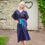 Jacinda Pure Silk Vintage Print Dress, thumbnail 5 of 12
