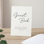 Personalised Surname Printed Wedding Guest Book, thumbnail 2 of 2