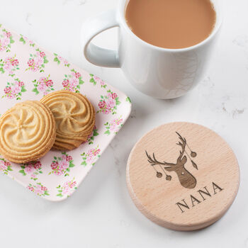 Personalised Reindeer Christmas Coaster / Place Setting, 4 of 8