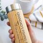 Personalised Fishing Fuel Bamboo Flask, thumbnail 3 of 6