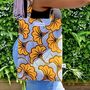 Floral Reusable Cotton Shoulder Strap Summer Tote Bag, thumbnail 2 of 6