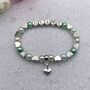 Personalised Heart Charm Bracelet Star Of The Week Bracelet, thumbnail 5 of 10