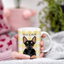 Personalised Custom Dog Mug Spring Gingham, thumbnail 2 of 11