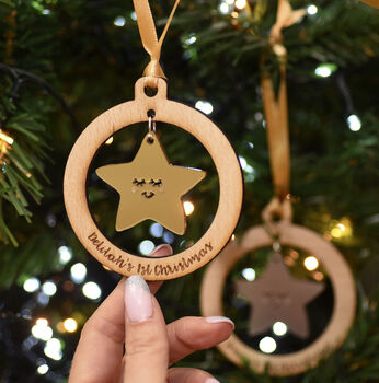 Baby's First Christmas Personalised Decoration, 4 of 12
