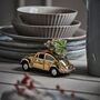 Christmas Car Decoration In Gold, thumbnail 1 of 2