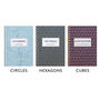 Personalised Geometric Combined Diary And Notebook, thumbnail 2 of 12