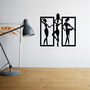 African Women Metal Art Decor Birthday Gift Idea, thumbnail 4 of 12