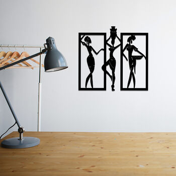 African Women Metal Art Decor Birthday Gift Idea, 4 of 12