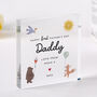 Personalised First Father’s Day Daddy Bear Plaque, thumbnail 1 of 5