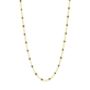 Waterproof Gold Plated Chain Necklace With Black Dots, thumbnail 2 of 3