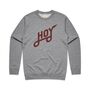 Hoy Classics Team Sweater Grey Marl, thumbnail 1 of 2