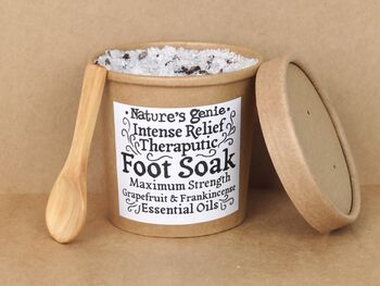 Grapefruit And Frankincense Foot Soak Therapy Crystals, 2 of 7
