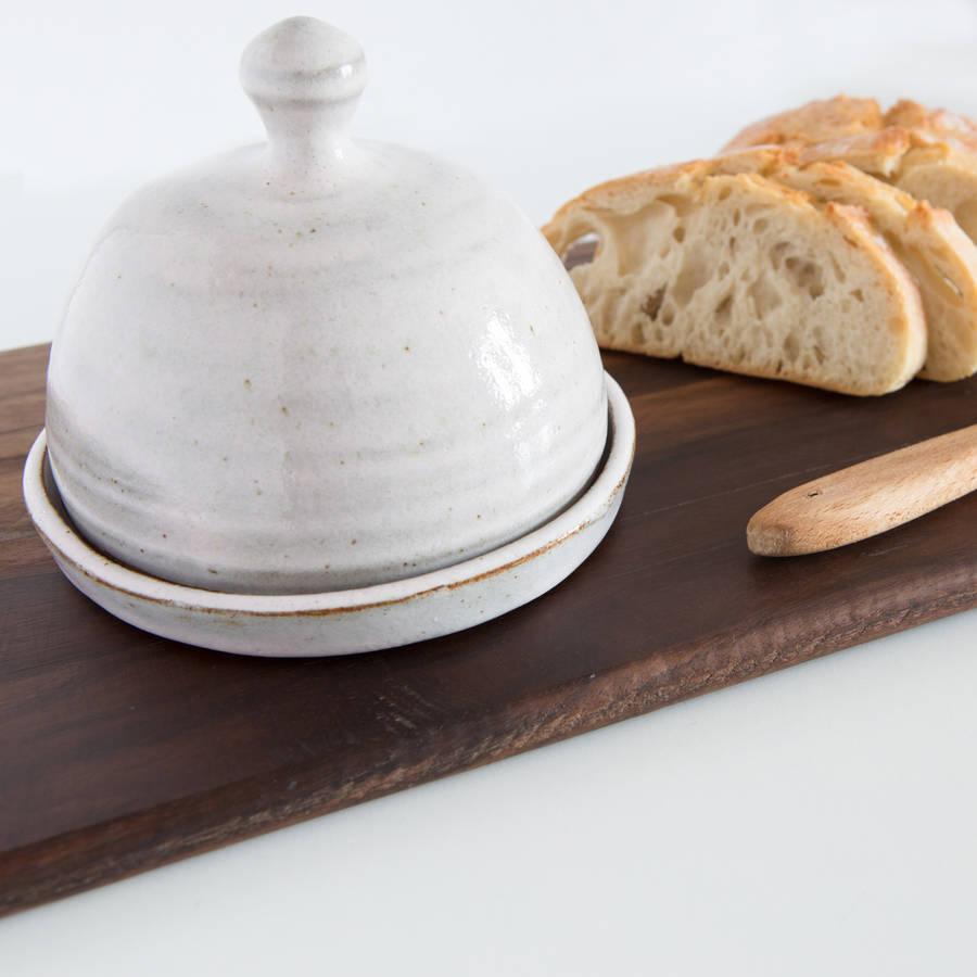 stoneware butter dish by clod & pebble ...