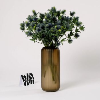 Blue Star Thistle Fresh Flower Bouquet, 3 of 3