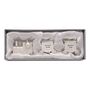 Silverplated First Tooth And Curl Set Train With Two Carriages Baby Gift, thumbnail 10 of 10