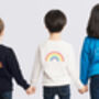 'Dreamer' Rainbow Embroidered Children's Sweatshirt, thumbnail 7 of 12