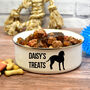 Personalised Enamel Dog Bowl With Lid, thumbnail 2 of 4