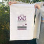 Personalised 80th Birthday Gift Microfibre Tea Towel, thumbnail 1 of 7