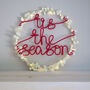 Tis The Season Holly Fairy Light Wreath, thumbnail 10 of 12