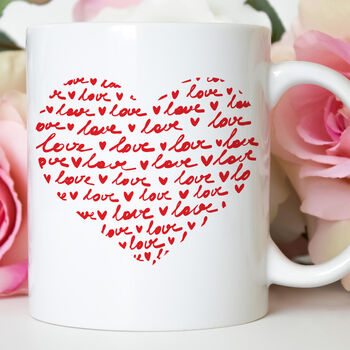 Valentine’s Day Heart Mug – Love Design Gift, 7 of 7
