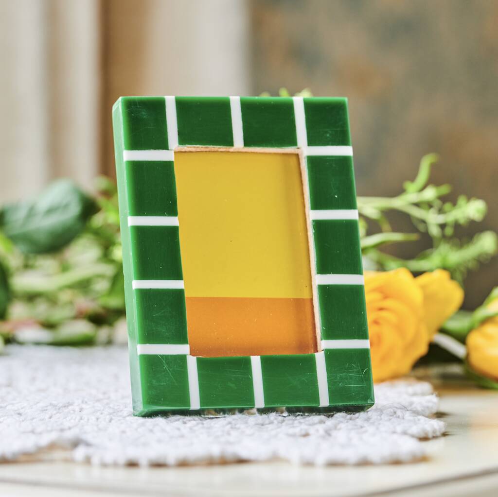 Mini Green Tile Dolamite Frame, 1 of 3