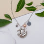 Personalised Sloth Charm Necklace, thumbnail 2 of 6
