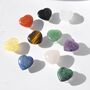 Crystal Gemstone Hearts Clog Shoe Charms Set Of Ten, thumbnail 2 of 8