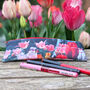 Tulip Velvet Pencil Case, thumbnail 1 of 5