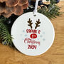 Personalised Children's Christmas Ceramic Ornament With Name, thumbnail 7 of 7