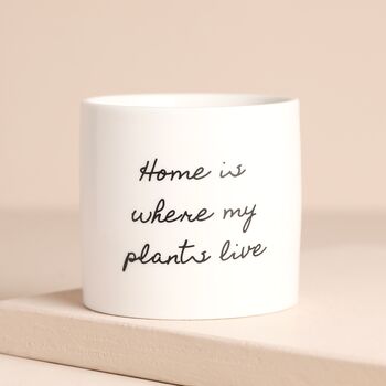 Personalised Message Mini Planter, 3 of 4