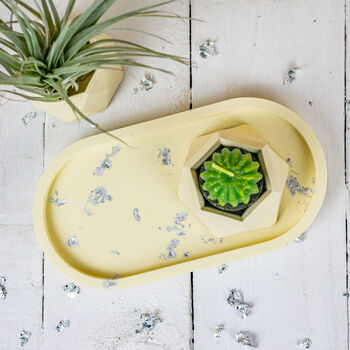 Pink Jesmonite Mini Planters And Tray, 7 of 10