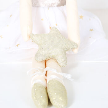 Plush Angel Fairy Princess Soft Toy Doll With Star, 3 of 5