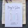 Crystal Quartz Droplet Earrings, thumbnail 3 of 4