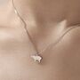 Tiny Capybara Pendant Necklace, thumbnail 1 of 12